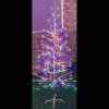 Budget 🎉 Celebrations Platinum LED Multi 60 in. Twig Tree Pathway Decor ✨