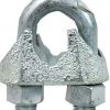 Hot Sale ⌛ Campbell Electrogalvanized Malleable Iron Wire Rope Clip 2-3/4 in. L 🧨