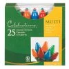 Buy 🎉 Celebrations Incandescent C7 Multicolored 25 ct String Christmas Lights 25 ft. 🔥