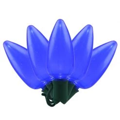 Best deal 🔥 Celebrations Platinum LED C9 Blue 25 ct String Christmas Lights ⌛