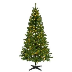 Budget ✨ Celebrations 7 ft. Slim LED 400 lights Pine Christmas Tree 🤩