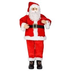 Cheapest 🌟 Celebrations Red/White Animated Santa Indoor Christmas Decor ✨