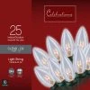 Cheapest 🎉 Celebrations Incandescent C9 Clear/Warm White 25 ct String Christmas Lights 25 ft. 🔔
