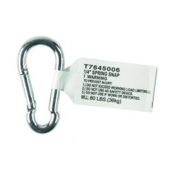 Hot Sale ⭐ Campbell Zinc-Plated Steel Spring Snap 80 lb 2 in. L 🎉
