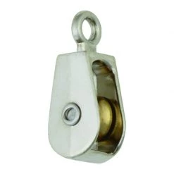 Cheapest 😀 Campbell 1/2 in. D Nickel Copper Ridge Eye Pulley 🔥