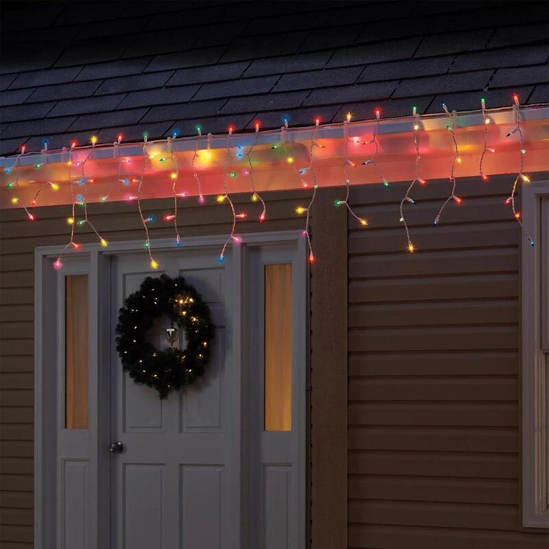 Brand new ๐ Celebrations Incandescent Mini Multicolored 100 ct Icicle Christmas Lights 5.67 ft. ๐งจ 2 Brand new ๐ Celebrations Incandescent Mini Multicolored 100 ct Icicle Christmas Lights 5.67 ft. ๐งจ - Image 2