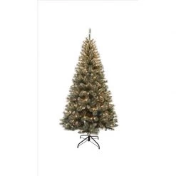 Wholesale ✔️ Celebrations 7 ft. Full Incandescent 400 lights Frosted Cashmere Christmas Tree 🎉
