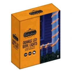 New 👍 Celebrations Orange Rope Lights 🔔