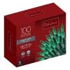 Budget 👏 Celebrations Incandescent Mini Green 100 ct String Christmas Lights 20.625 ft. ⭐