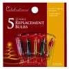 Cheapest 😀 Celebrations Incandescent Mini Multicolored 5 ct Replacement Christmas Light Bulbs 🧨