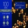 Flash Sale ✨ Celebrations LED Micro/5mm Clear/Warm White 100 ct String Christmas Lights 16.24 ft. ⌛