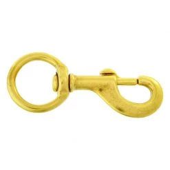 Best deal 🔔 Campbell 1-1/4 in. D X 4-3/4 in. L Polished Bronze Bolt Snap 120 lb ✨