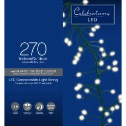 Brand new ✨ Celebrations LED Micro Dot/Fairy Clear/Warm White 270 ct String Christmas Lights 15 ft. ⭐