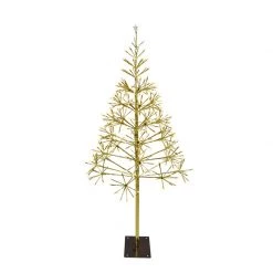 Best deal 😀 Celebrations Platinum LED Warm White 53 in. Shimmering Tree Pathway Decor ⌛