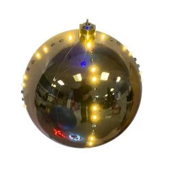 Discount 👏 Celebrations Platinum LED Clear/Warm White 6 in. Lighted Ornament Hanging Decor ✨