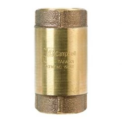Brand new ⌛ Campbell 1 in. D X 1 in. D Red Brass Spring Loaded Check Valve 🔔
