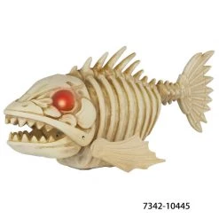 Discount ⌛ Celebrations Skeleton Piranha Halloween Decor 🔥