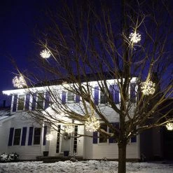 New ⌛ Celebrations Platinum LED Warm White 16 in. Shimmer Sphere Hanging Decor 🎉 -Celebrations Sales Shop 6dff2b76 321d 428f 9b95 d03e94fe46e1