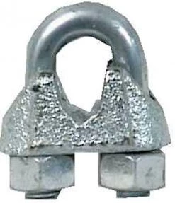 Best deal 🔔 Campbell Electrogalvanized Malleable Iron Wire Rope Clip 1-1/2 in. L 👏