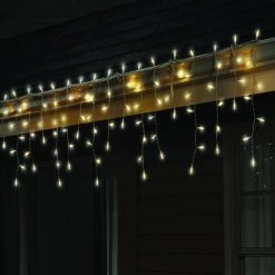 Flash Sale 💯 Celebrations LED M5 Warm White 100 ct Icicle Christmas Lights 6.3 ft. 😀 -Celebrations Sales Shop 7049ec90 73e0 4165 b16b 76c28ad9f075
