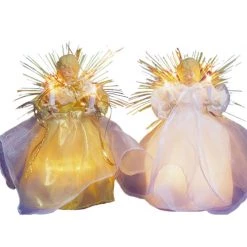 Deals 🎁 Celebrations White/Gold Angel Indoor Christmas Decor 💯