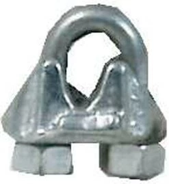 Best Pirce 😀 Campbell Electrogalvanized Malleable Iron Wire Rope Clip 1-1/16 in. L 💯