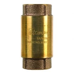 Best Pirce 🎁 Campbell 3/4 in. D X 3/4 in. D Red Brass Spring Loaded Check Valve 🛒