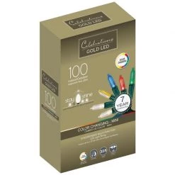 Top 10 🎁 Celebrations Gold LED Mini Multicolored/Warm White 100 ct String Christmas Lights 33 ft. ✨
