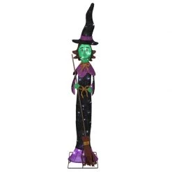 Flash Sale ❤️ Celebrations Halloween LED Prelit Witch Yard Decor 🎉