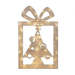 Hot Sale 🎁 Celebrations LED Warm White 36 in. Gift box Yard Decor 🔔