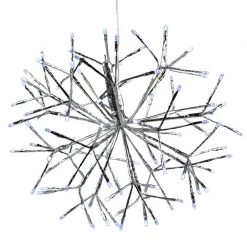 Best reviews of ⌛ Celebrations Platinum LED Pure White 16 in. Shimmer Sphere Hanging Decor ✔️