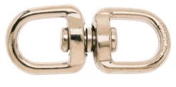 Budget 🎉 Campbell 3/4 in. D X 3 in. L Nickel-Plated Zinc Double Eye Swivel 100 lb 🎉