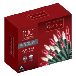 New ⭐ Celebrations Incandescent Mini Multicolored 100 ct String Christmas Lights 20.625 ft. 👍