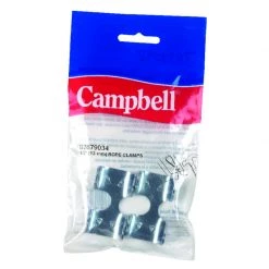Outlet 🌟 Campbell Zinc-Plated Nickel Rope Clamps 🧨