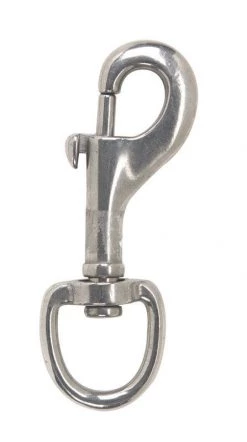 Cheap 🔥 Campbell 3/4 in. D X 3-3/32 in. L Polished Stainless Steel Round Swivel Eye Bolt Snap 180 lb ✨