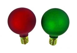 Budget 👍 Celebrations Incandescent G40 Globe Multicolored 2 ct Replacement Christmas Light Bulbs 👍