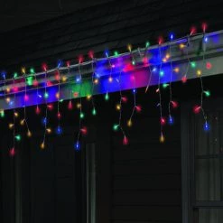 Discount 🌟 Celebrations LED M5 Multicolored 100 ct Icicle Christmas Lights 6.3 ft. 💯 -Celebrations Sales Shop 9886cc2b 70db 4b3b 8b6c 66a299709a7c