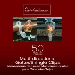 Outlet 😀 Celebrations Light Clips 50 ct 🤩