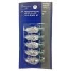 Hot Sale 🎉 Celebrations LED C6 Clear/Warm White 5 ct Replacement Christmas Light Bulbs 🤩
