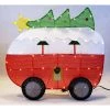 New 😍 Celebrations 23.6 in. H Camper with Christmas Tree Yard Decor 🌟