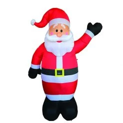 Cheapest ✔️ Celebrations 8 ft. Santa Inflatable 🎉