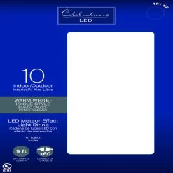 Top 10 ๐ Celebrations LED Clear/Warm White 10 ct Icicle Christmas Lights 9 ft. ๐ฅ