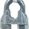 Best Sale 🔔 Campbell Electrogalvanized Malleable Iron Wire Rope Clip 2-1/2 in. L 👍