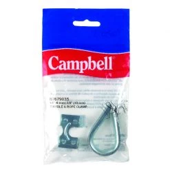 New ✨ Campbell Zinc-Plated Nickel Rope Clamps ✔️