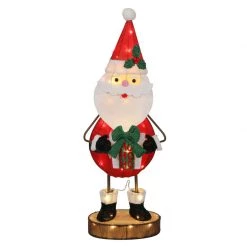New 👏 Celebrations LED Warm White 38 in. Santa Yard Decor 🌟
