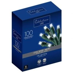 Top 10 🌟 Celebrations LED Micro/5mm Cool White 100 ct String Christmas Lights 24.75 ft. 🔔