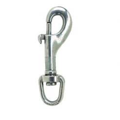 Promo ⌛ Campbell 1/2 in. D X 3-5/16 in. L Polished Stainless Steel Round Swivel Eye Bolt Snap 170 lb 🔔