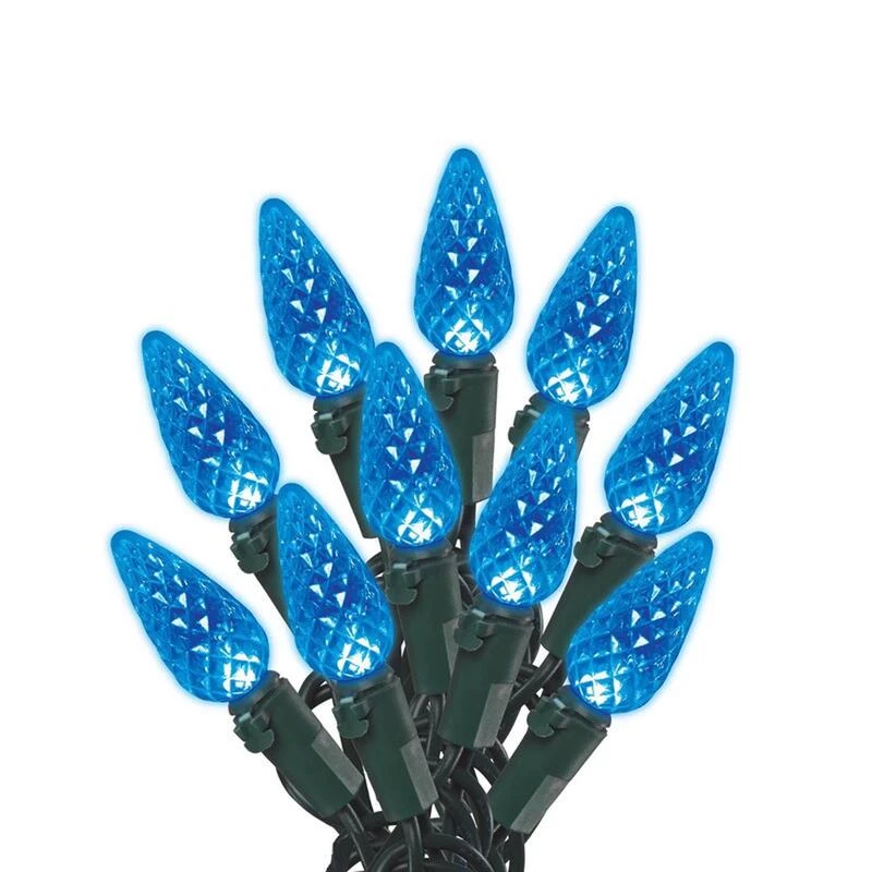 Cheap 🔔 Celebrations LED C6 Blue 100 ct String Christmas Lights 24.75 ft. 🛒 2 Cheap 🔔 Celebrations LED C6 Blue 100 ct String Christmas Lights 24.75 ft. 🛒 - Image 2