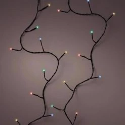 Hot Sale ✔️ Celebrations Gold LED Multicolored 250 ct Christmas Lights 61.35 ft. ❤️