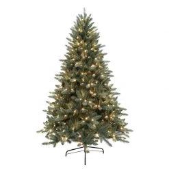 Best Pirce 💯 Celebrations 7 ft. Full LED 500 lights Forest Green Pine Christmas Tree ⭐